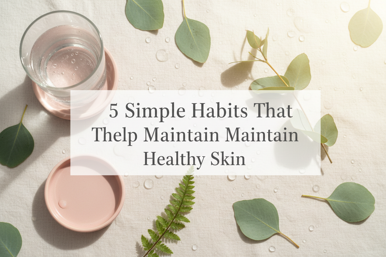 5 Simple Habits That Help Maintain Healthy Skin