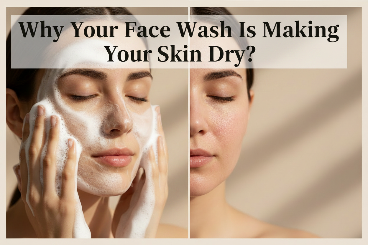 Why Your Face Wash Is Making Your Skin Dry