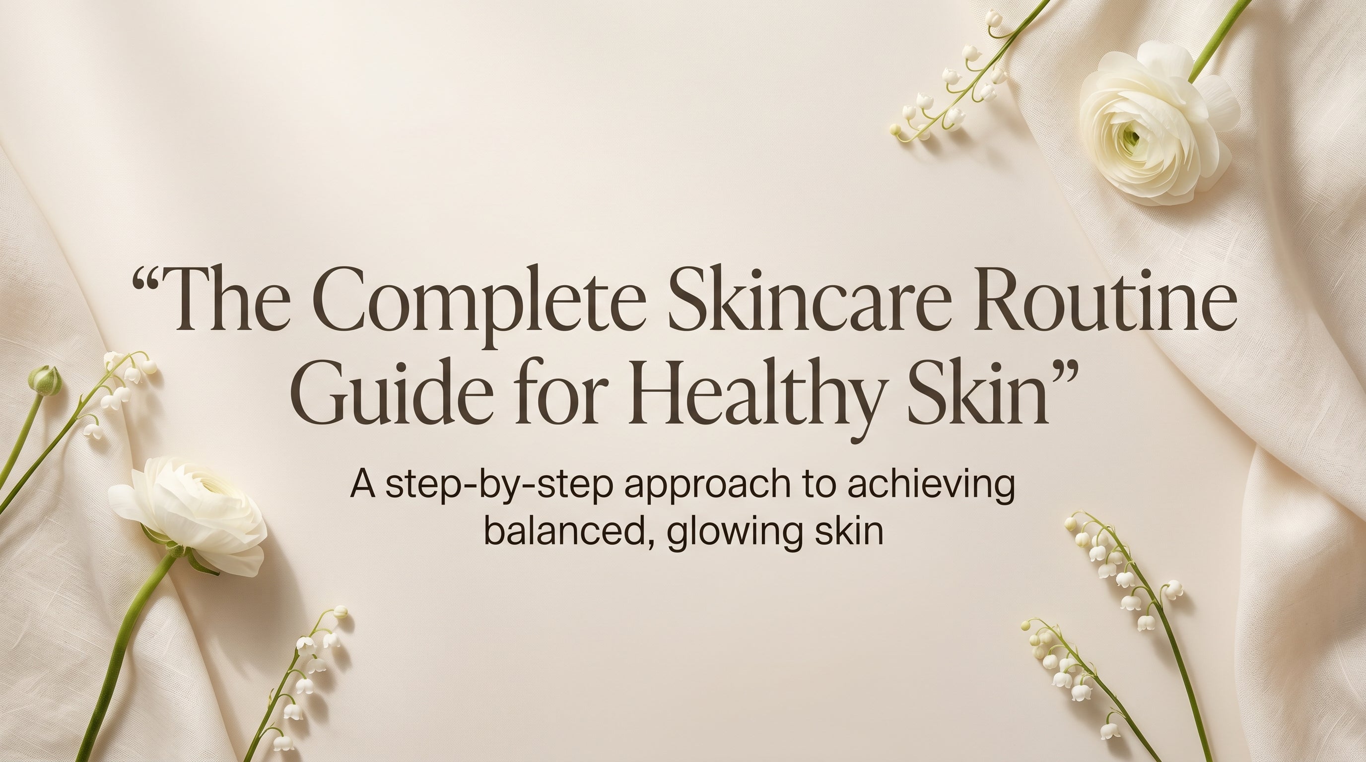 The Complete Skincare Routine Guide for Healthy Skin