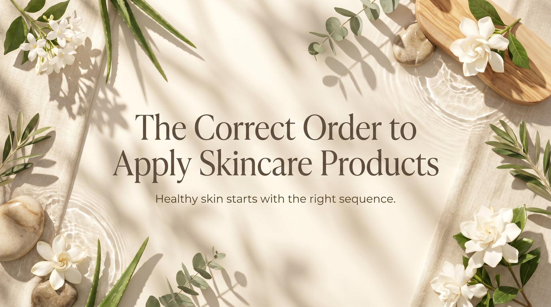 The Correct Order to Apply Skincare Products