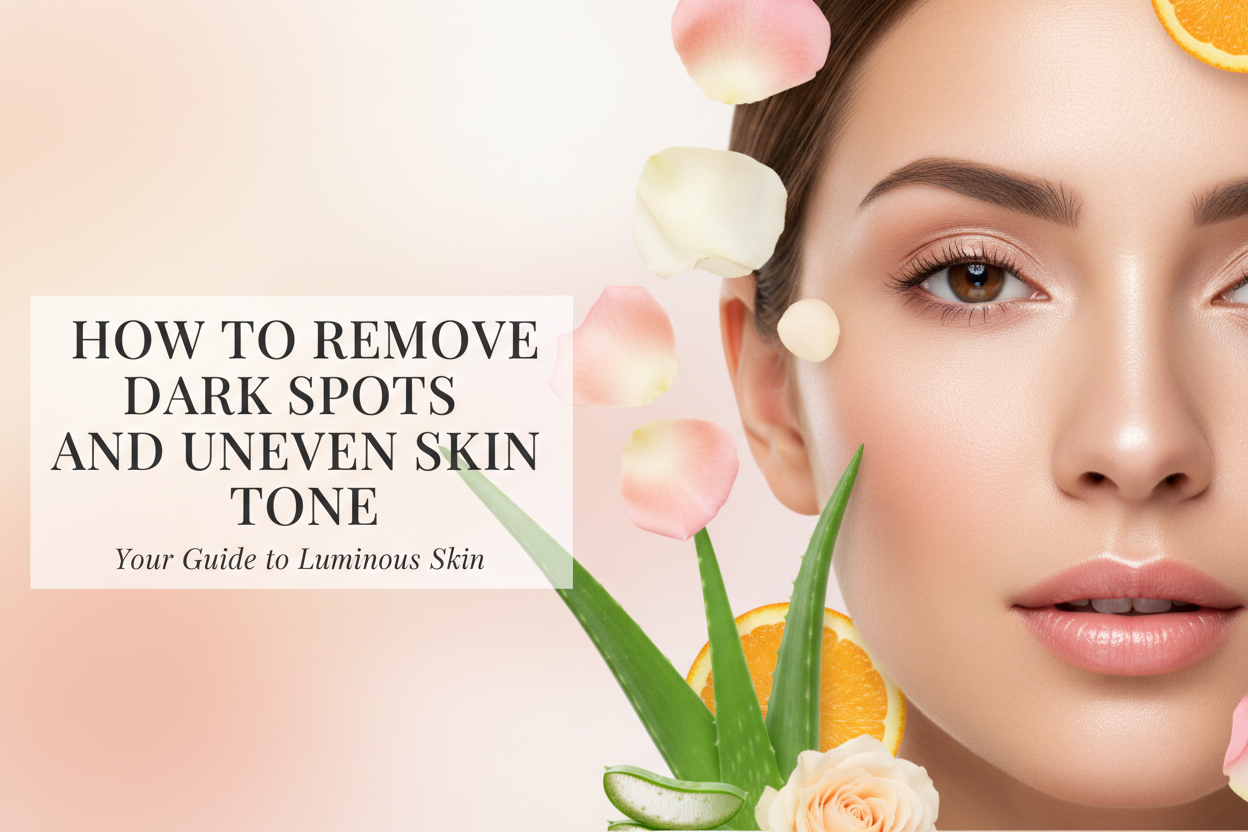 How to Remove Dark Spots and Uneven Skin Tone