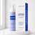 A bottle and box of AROVANA Glass Skin Moisturizer, featuring a light blue and white bottle alongside its matching blue and white packaging, displayed on a white pedestal.